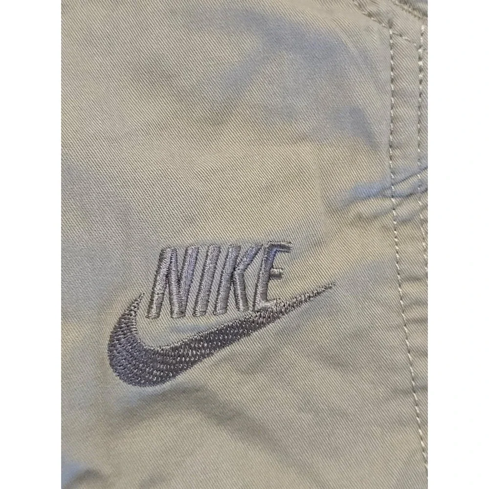 Nike‎ Sportswear Chino Shorts Men's L Tan Orange 11